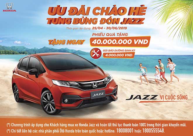 Honda Việt Nam triển khai chương trình khuyến mại “Ưu đãi chào hè, tưng bừng đón Jazz” - 1