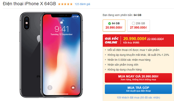 Top smartphone giảm giá “sốc” từ 2-5 triệu đồng dịp lễ 30/04 - 3