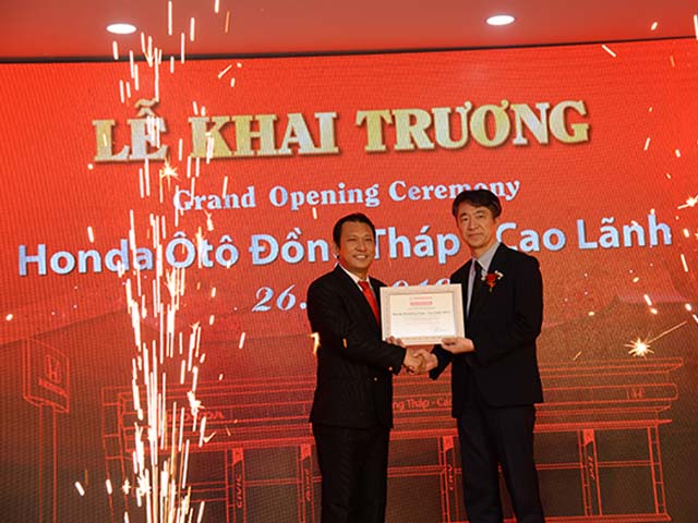 Tin tức ô tô - Honda Việt Nam khai trương  Đại lý Honda Ôtô đạt chuẩn 5S tại Đồng Tháp