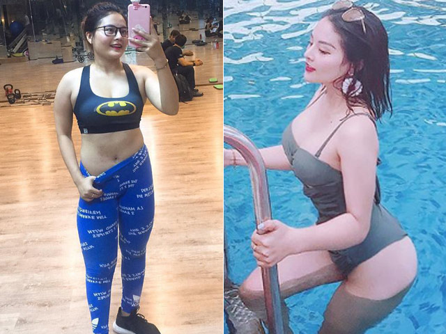 Bạn trẻ - Cuộc sống - Giảm cân xuất sắc, cô gái "lột xác" gợi cảm đến khó ngờ