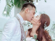 Đời sống Showbiz - Con gái bầu Đệ xúc động ôm chồng nam vương trong đám cưới cổ tích