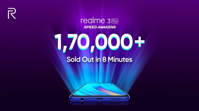 Realme 3 Pro gây sốc với 170.000 chiếc bán ra chỉ trong 8 phút - 1