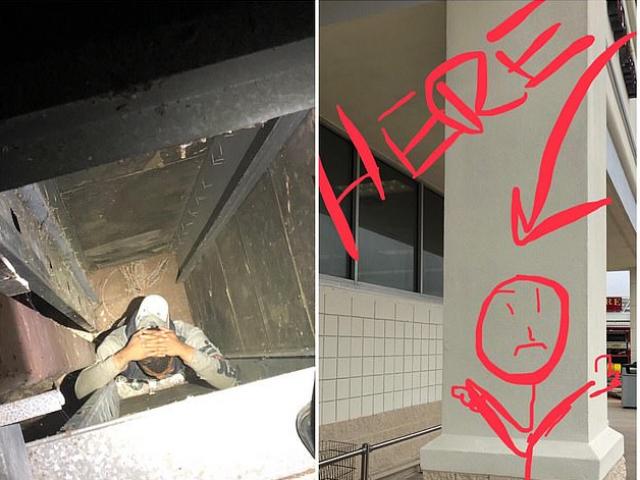 Tranh vui - Các thanh niên tự ‘chui đầu vào rọ’ sau khi không còn đường trốn