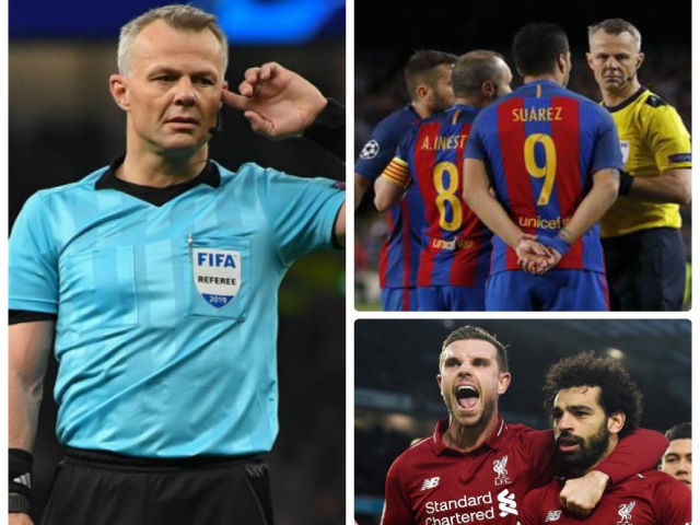 Bóng đá - "Vua áo đen" cầm còi bán kết cúp C1: Barca run rẩy, Liverpool mở tiệc