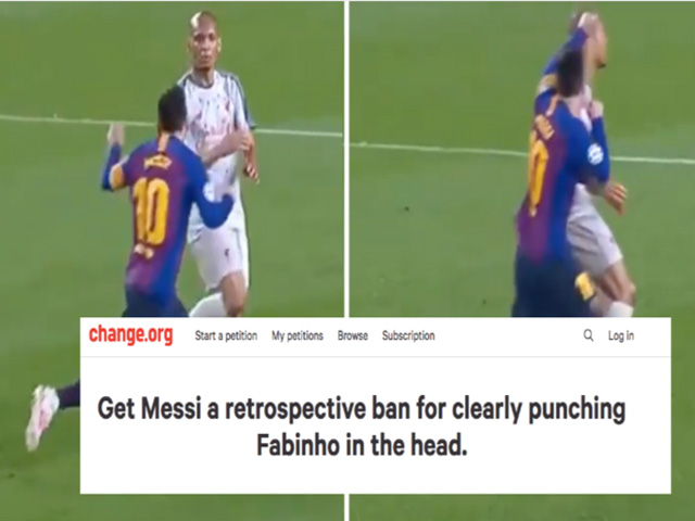 Tranh cãi bất ngờ: Messi ”đấm” SAO Liverpool, có bị treo giò lượt về?