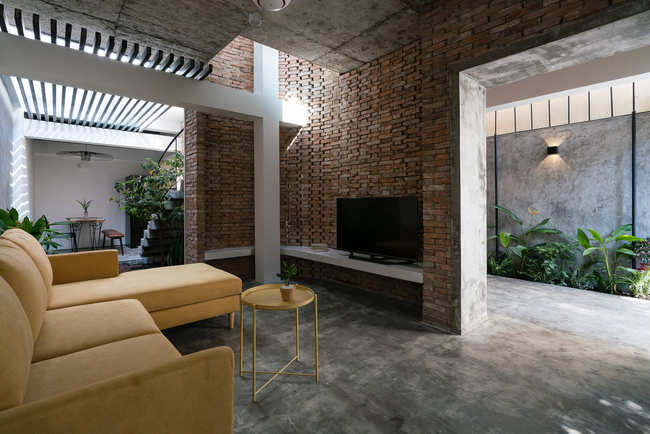 Phòng khách nhẹ nhàng tối giản