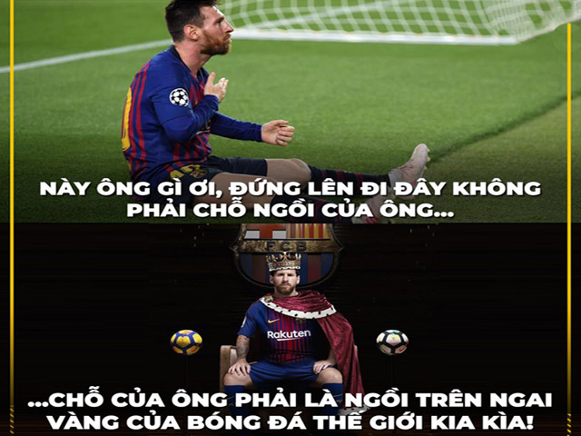 Ảnh chế: ”Nhấn chìm” Liverpool, Messi khiến cả thế giới ngả mũ thán phục