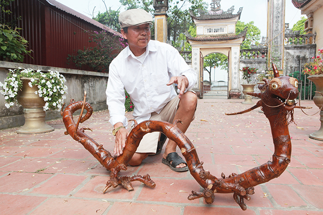 Ngắm Long, Ly, Quy, Phượng làm bằng tre của lão nông Hà Nội - 7