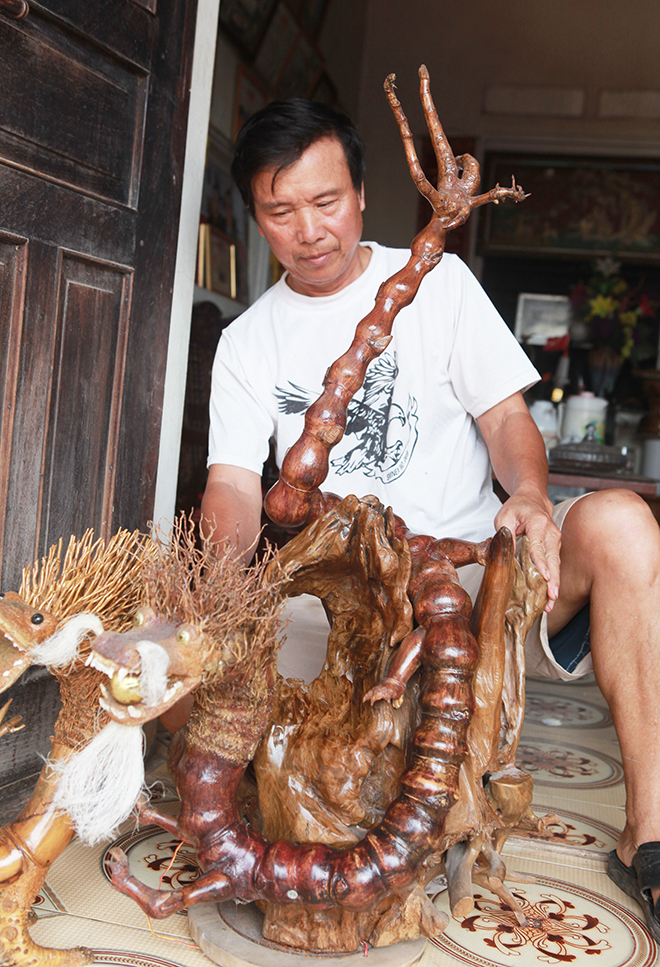 Ngắm Long, Ly, Quy, Phượng làm bằng tre của lão nông Hà Nội - 5