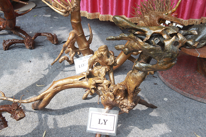 Ngắm Long, Ly, Quy, Phượng làm bằng tre của lão nông Hà Nội - 10