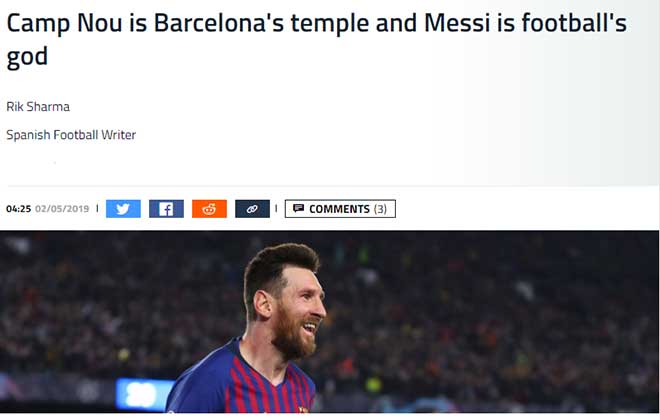 Barca “bóp vụn” Liverpool tại Nou Camp: Báo giới tôn Messi “Đức chúa của bóng đá” - 3