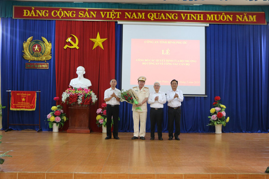 Giám đốc Công an tỉnh Bình Phước làm Cục phó Cục An ninh nội địa - 1