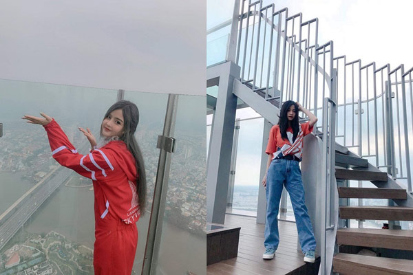 Ngất ngây ngắm các hot girl khoe dáng giữa biển mây. - 5