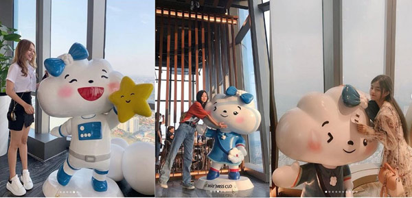 Ngất ngây ngắm các hot girl khoe dáng giữa biển mây. - 6