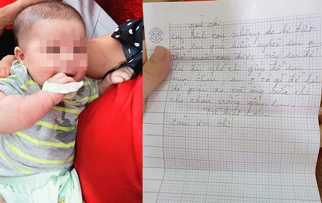 Mẹ bỏ rơi con 3 tháng tuổi cùng bức thư từ biệt xót xa - 1