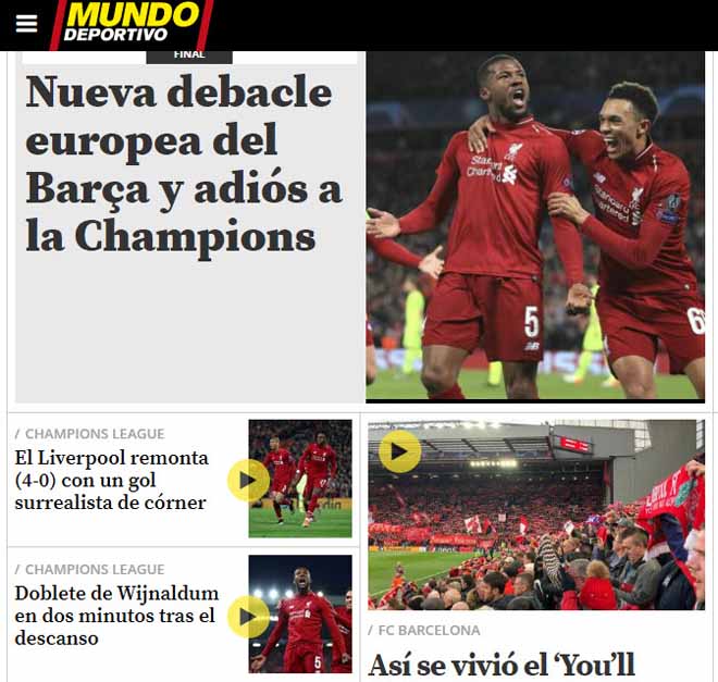 Liverpool gây sốc Barca cúp C1: Báo Anh choáng, khó tin như kì tích Istanbul - 3