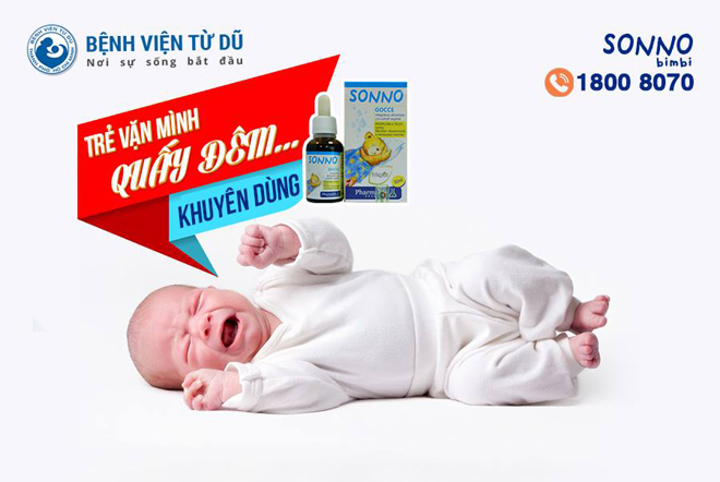 Trẻ khó ngủ, quấy đêm: Giải pháp từ Sonno Bimbi - 1