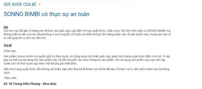 Trẻ khó ngủ, quấy đêm: Giải pháp từ Sonno Bimbi - 2