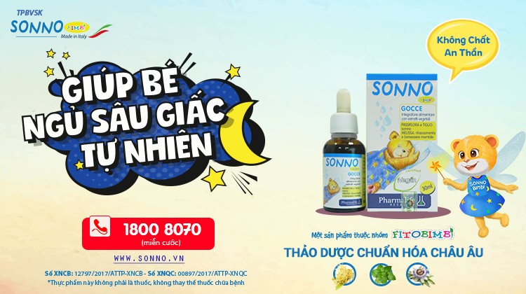 Trẻ khó ngủ, quấy đêm: Giải pháp từ Sonno Bimbi - 6