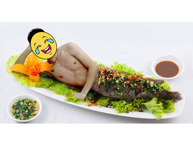 Tranh vui - Cái kết của chàng trai lên mạng nhờ photoshop thành "nam thần tiên cá"