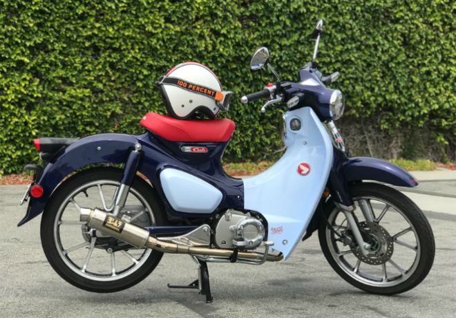 Quá đẹp huyền thoại Super Cub bản đua, âm thanh pô cực chất - 6