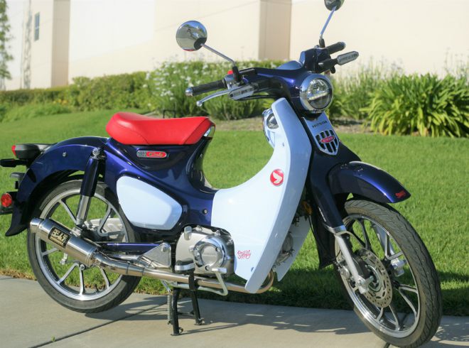 Quá đẹp huyền thoại Super Cub bản đua, âm thanh pô cực chất - 8