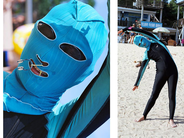 Thời trang - 1001 kiểu thời trang chống nắng "bá đạo"