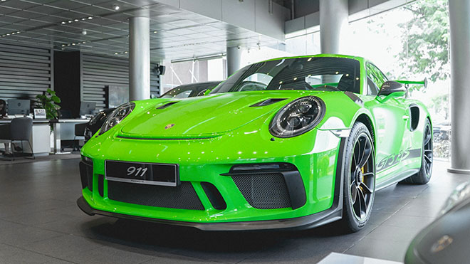 Có mặt tại Việt Nam, Porsche 911 GT3 RS 2018 bản facelift màu Lizard Green hết sức cool ngầu - 1