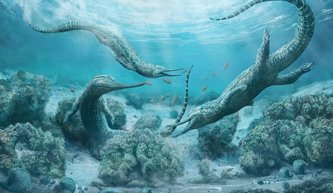 Quái vật giống cá sấu to như xe hơi từng thống trị đại dương - 1