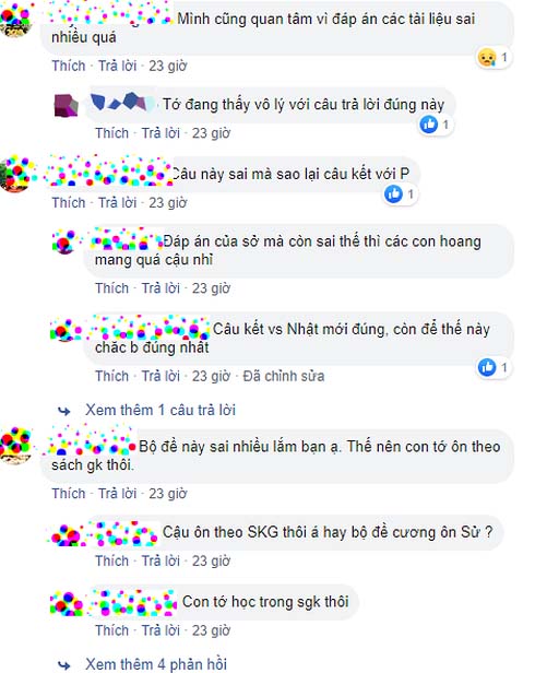 Đáp án sai trong đề thi Sử vào lớp 10 của Sở Giáo dục Hà Nội - 1