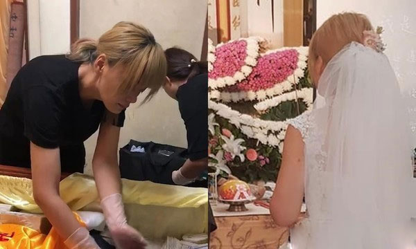 Lý do cô dâu tổ chức lễ cưới cùng lúc với đám tang người thân - 1