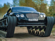 Media - Bentley Continental GT hóa &quot;xe tăng siêu sang&quot; nhờ lắp thêm bánh xích