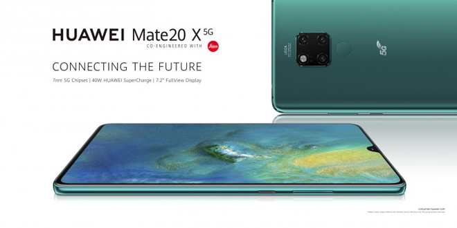 Trình làng Huawei Mate 20 X 5G, Galaxy S10 5G phải giật mình - 1