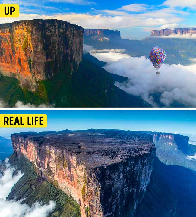 5. Mesa, Up & Tepuy Roraima ở Venezuela.