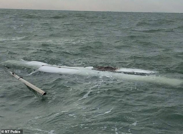 Hai cha con bấu víu vào mảnh thuyền vỡ suốt đêm trong vùng biển đầy cá mập, cá sấu - 1