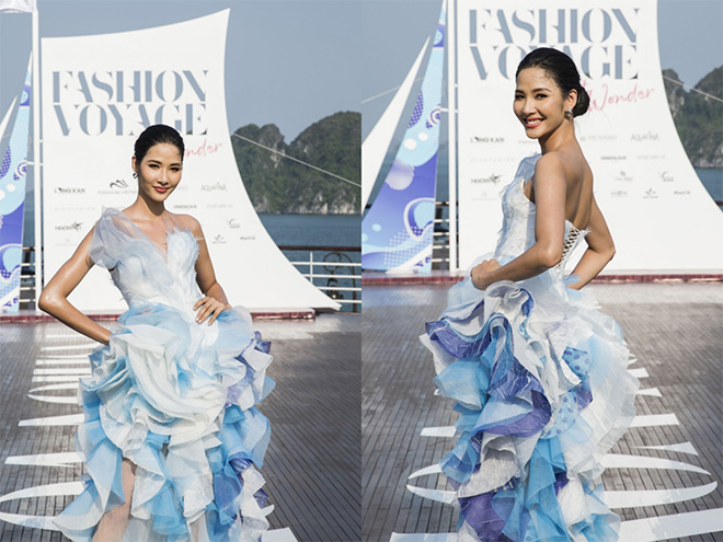 Trên sàn catwalk 5 sao giữa hoang đảo, BST "thời trang thuần khiết" cùng Aquafina gây choáng ngợp giới mộ điệu - 3