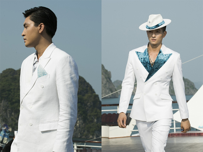 Trên sàn catwalk 5 sao giữa hoang đảo, BST "thời trang thuần khiết" cùng Aquafina gây choáng ngợp giới mộ điệu - 7