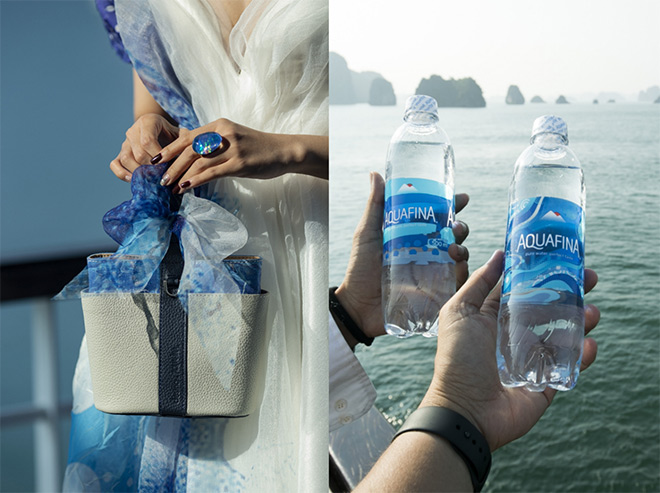 Trên sàn catwalk 5 sao giữa hoang đảo, BST "thời trang thuần khiết" cùng Aquafina gây choáng ngợp giới mộ điệu - 8