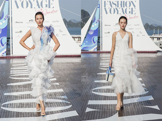 Trên sàn catwalk 5 sao giữa hoang đảo, BST "thời trang thuần khiết" cùng Aquafina gây choáng ngợp giới mộ điệu - 9
