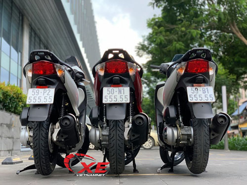Bộ ba Honda SH biển lục quý 5 giá 2 tỷ của dân chơi Sài Gòn - 1