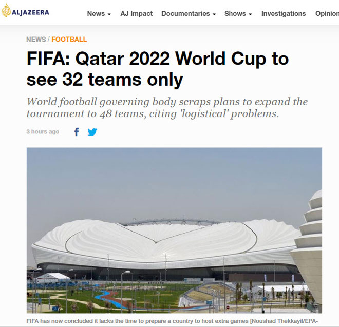 World Cup 2022 chỉ có 32 đội: Báo chí đi tìm nguyên nhân - 3