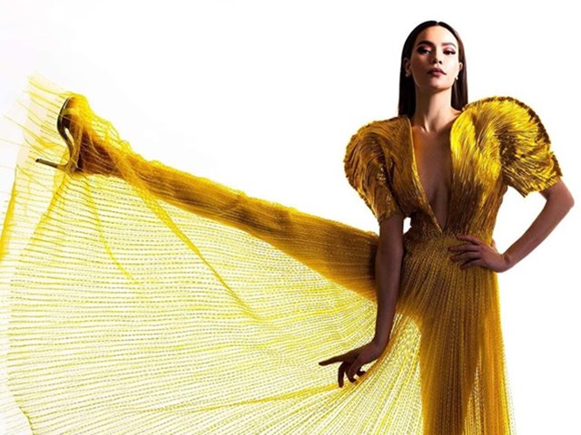 Thời trang - Hà Hồ lại thành chủ đề bàn tán với bộ ảnh thời trang "buông rèm đón gió"