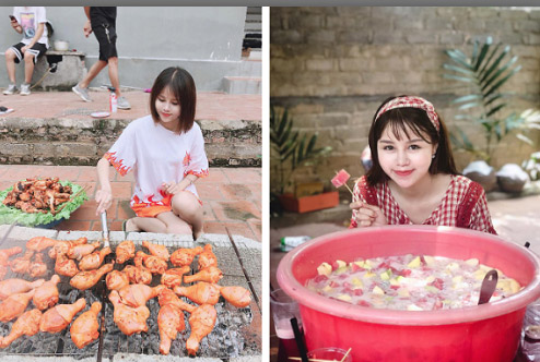 Cận cảnh thiếu nữ xinh đẹp bị "ném đá" trong Vlog Bà Tân - 2