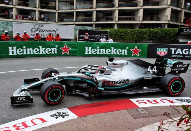 Đua thử Monaco GP: Mercedes tiếp tục thể hiện sức mạnh - 1