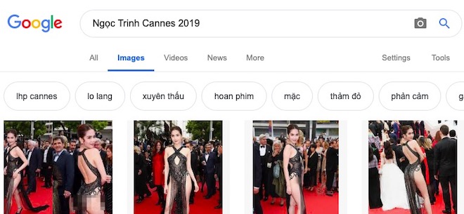 Hình ảnh Ngọc Trinh &#34;táo bạo&#34; tại LHP Cannes và Vợ ba &#34;hot&#34; nhất Google tuần qua - 1