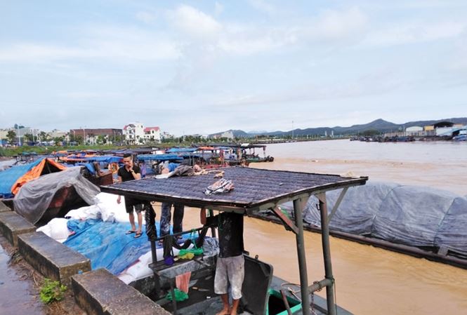 Mưa lớn ở Móng Cái, nhiều đò sắt bị nhấn chìm trong lũ - 2
