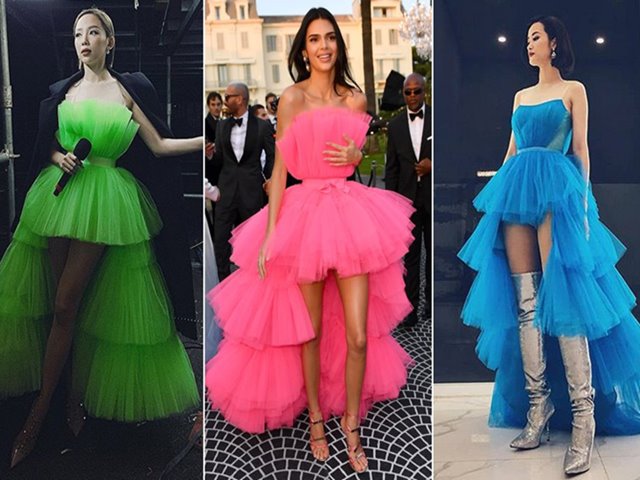 Thời trang - Đông Nhi, Tóc Tiên mặc đồ "nhái" lại váy của Giambatista Valli?