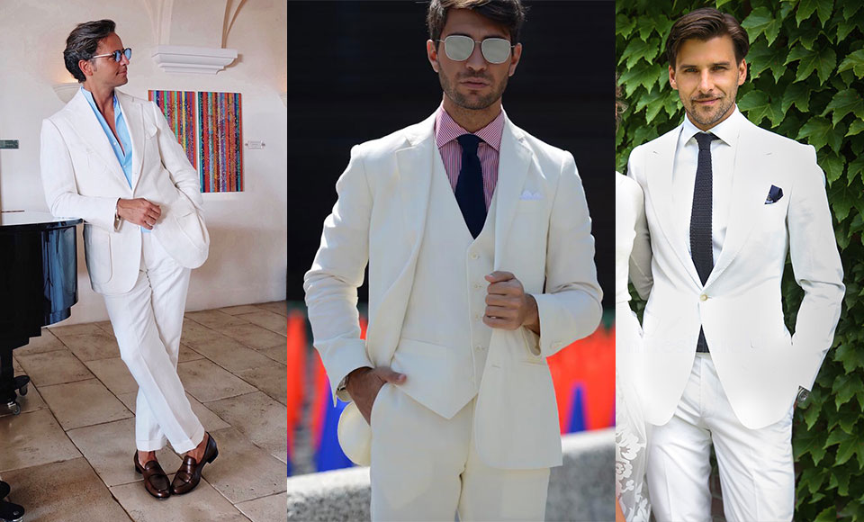 Muốn mặc suit trắng thật bảnh, đàn ông cần biết những gì? - 1