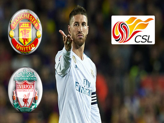 Bóng đá - MU - Liverpool choáng: Ramos tham tiền bỏ Real tới Trung Quốc "dưỡng già"