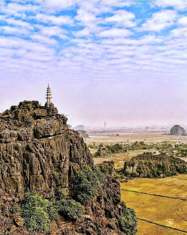 Mùa vàng Tam Cốc đẹp ngỡ ngàng từ đỉnh "Vạn lý trường thành Việt Nam" - 5